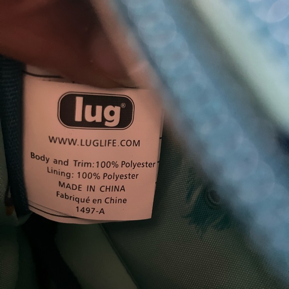 Lug Scoop Crossbody Bag Peacock Print | Travel - Every Day Use - Picture 6 of 14